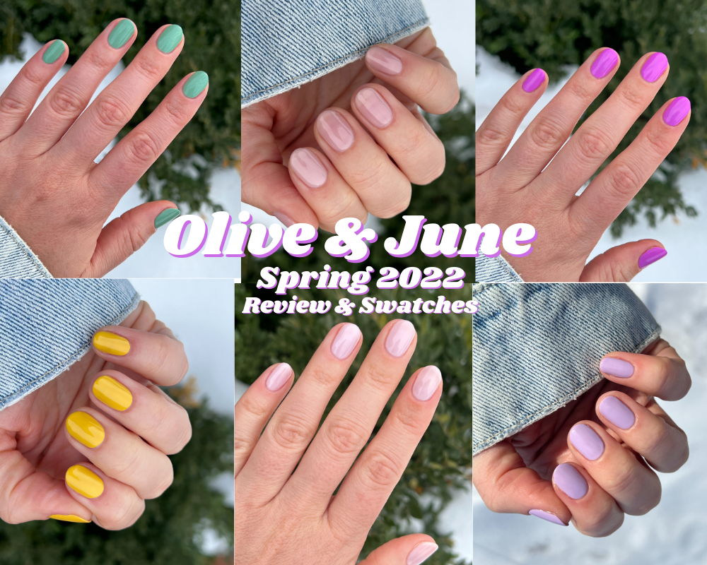 Olive & June Spring 2022 – Review, 🍓 Swatches Comparisons! Collection & karanailedit
