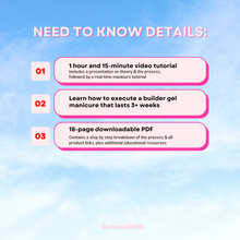 Load image into Gallery viewer, Expert Builder Gel Application Course