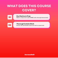 Load image into Gallery viewer, Dry Manicure Prep Course