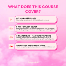 Load image into Gallery viewer, Advanced Gel Manicure: E-File Removal, Cuticle Prep & Builder Gel Application Course