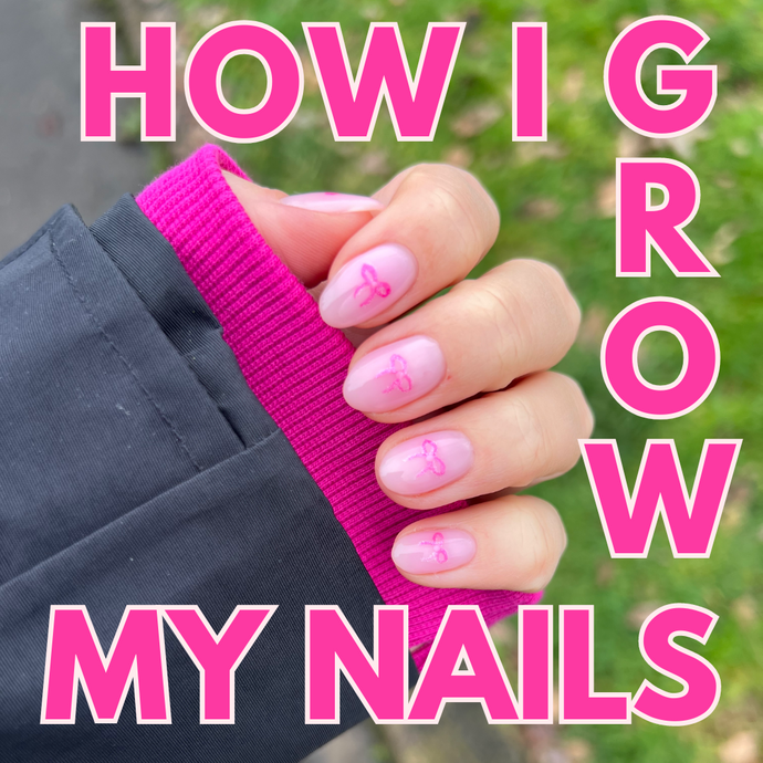 HOW I GROW MY NAILS & KEEP THEM STRONG & HOW YOU CAN TOO!!