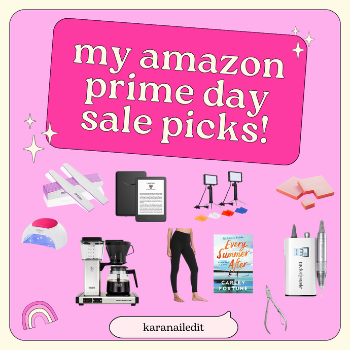 AMAZON PRIME DAY PICKS + WHY I DON'T RECOMMEND GELS FROM AMAZON!