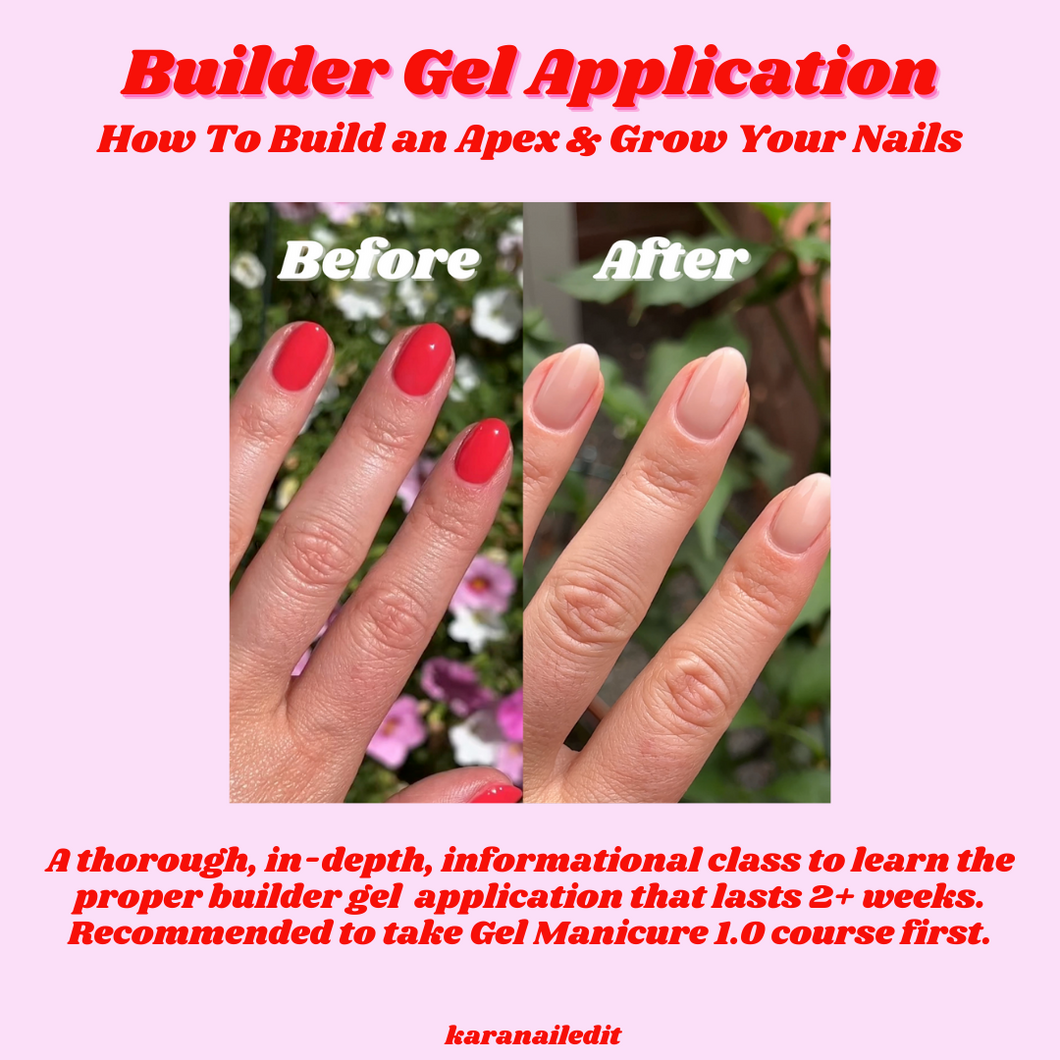Builder Gel Application Course